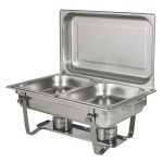 Chaffing dish with 2 Partitions - 9 litres | RedBerry