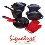 Die Cast Cookware Set - 12 pcs | SG-DCCS-12B | Signature - Black