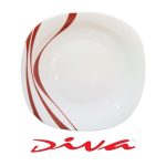 Dinner Plate - Midnight Red - Quadra (278mm)