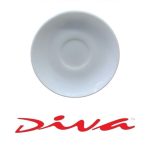 Iris Saucer - White Plain