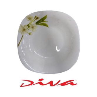 Soup Plate 9″ – Snowdrops – Quadra (225mm)