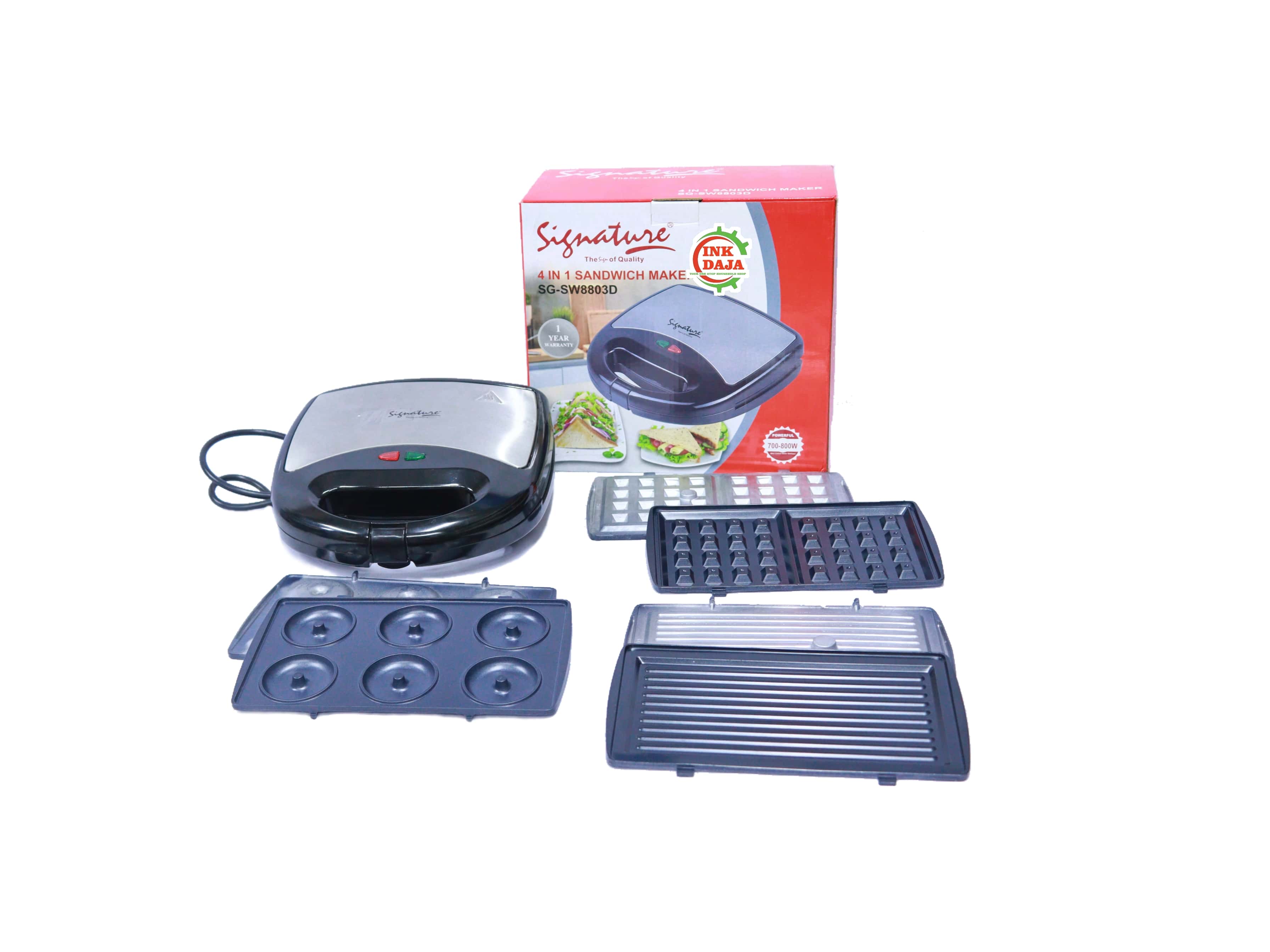 Signature 4in1 Sandwich maker SG-SW8803D Signature 4in1 Sandwich maker SG-SW8803D