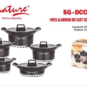Signature 10pcs Granite Aluminium Cookware Set Signature 10pcs Granite Aluminium Cookware Set