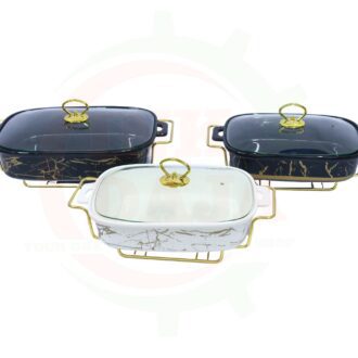 Ceremic chaffing set of 3 pcs