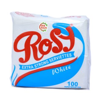 Rosy Extra Strong White Serviette(100 sheets) Rosy Extra Strong White Serviette(100 sheets)