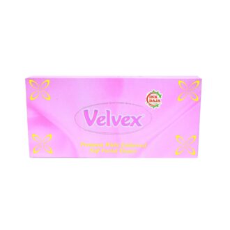 Velvex premium white embossed soft facial tissue