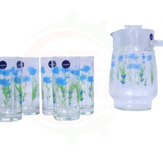 Luminarc 7 pieces set (jug+glass)