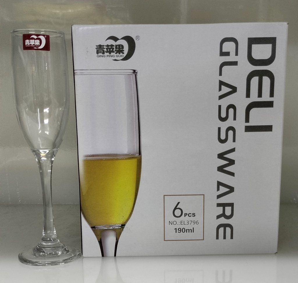 Deli Glassware Ribbed Deli Glassware glass(6 pieces) - Ink Daja