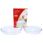 Signature 2 PC's /Set High Borosilicate Glass Bake Pan 2.4L&3.0L SG-HBGBO2